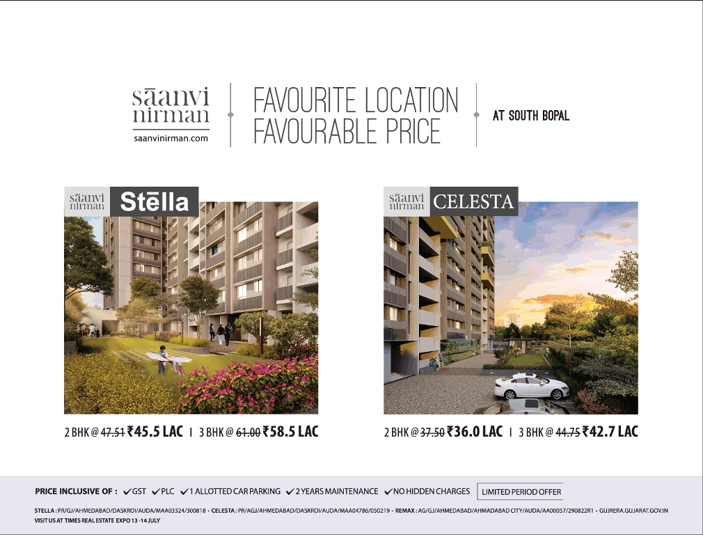 Saanvi Nirman offer favourable price in Ahmedabad Update